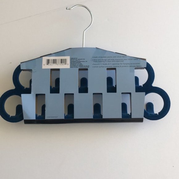 Essentials Loop Scarf / Tie / Belt Hanger/ Jewelry  Teal - Picture 5 of 5